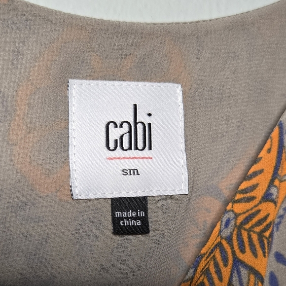 Cabi Boho Print Tank Top~ Size Small Multicolor Paisley - Picture 3 of 5